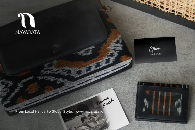 souvenir eksklusif indonesia-handbag leather songket