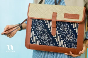 Laptop sleeve kombinasi batik 